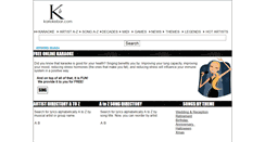 Desktop Screenshot of kariokebar.com